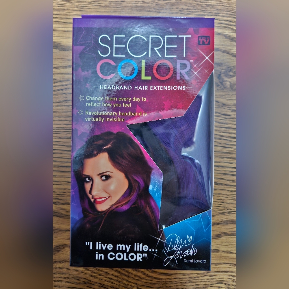 Secret Color Headband Hair Extensions Purple